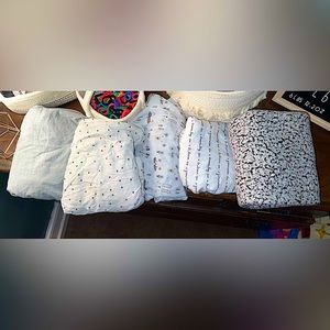 *Sold* Crib sheets and blanket bundle